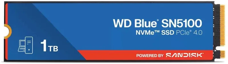 WD Blue SN5100 1TB M.2 NVMe SSD by SanDisk – cover