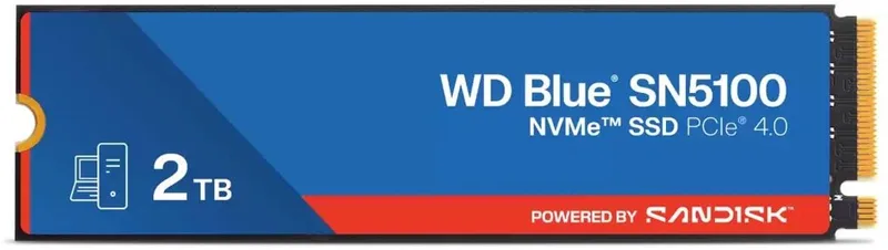 Wd Blue Sn5100 Nvme Ssd 2Tb Voor Computer En Laptops, Hoge Prestaties van SanDisk – cover