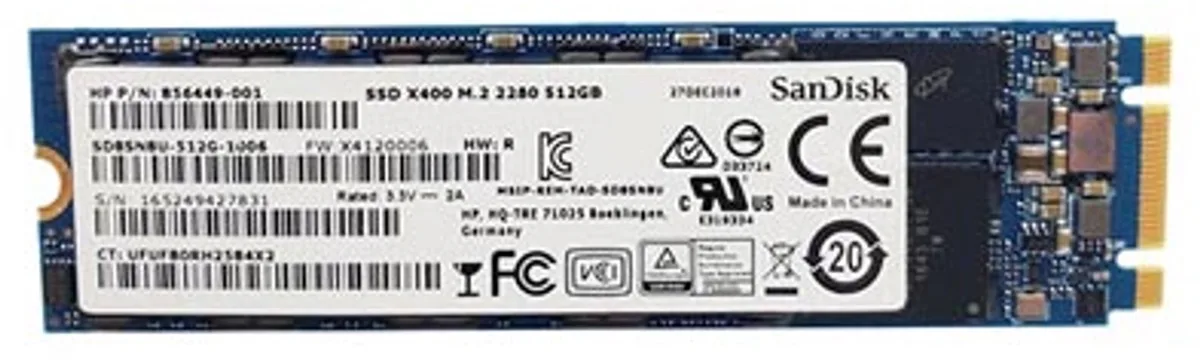 X400 SD8SN8U-512G-1006 – 512GB M.2 SATA SSD – 2280 – SATA III 6Gb/s by SanDisk – cover