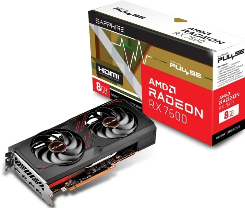 Pulse Radeon RX 7600 - Videokaart by Sapphire – cover