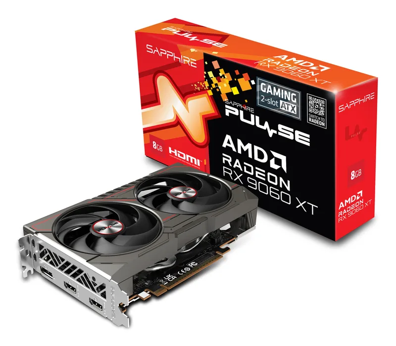 Pulse Radeon RX 9060 XT 8GB - Videokaart by Sapphire – cover