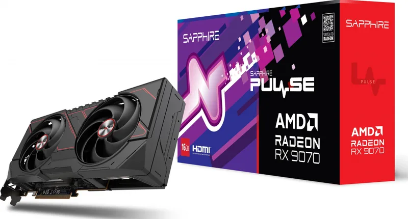 Pulse Radeon RX 9070 - Videokaart van Sapphire – cover