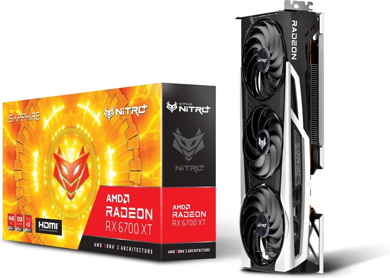 Radeon RX 6700 XT NITRO+ GAMING OC - 12 GB van Sapphire, Tweekleurig – cover