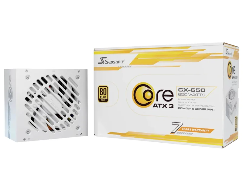 CORE GX 650 V2 White - Voeding van Seasonic – cover