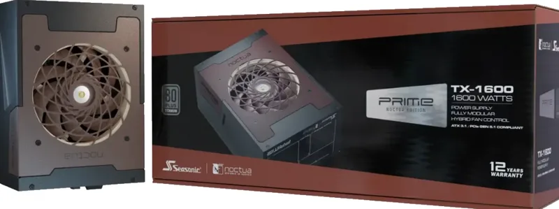 Prime TX-1600 Noctua Edition - Voeding by Seasonic – cover