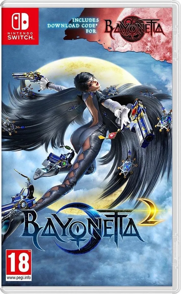 Bayonetta 2 + Bayonetta 1 code by Sega, Nintendo Switch – cover