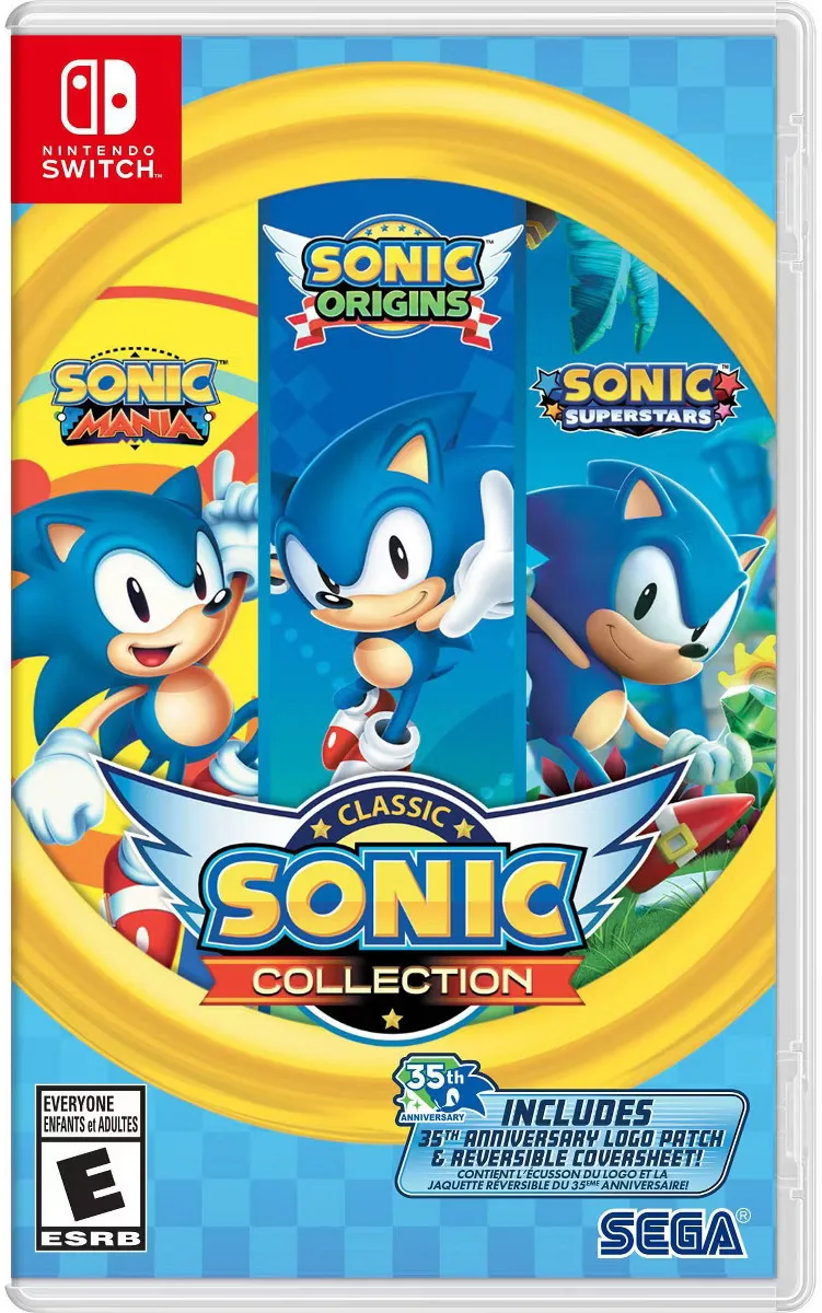 Classic Sonic Collection de Sega, Nintendo Switch – jaquette