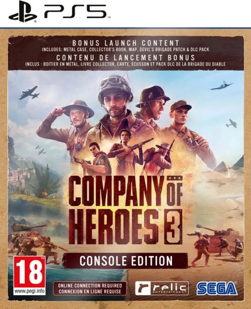 Company of Heroes 3 - Metalcase Edition de Sega, PS5 – jaquette