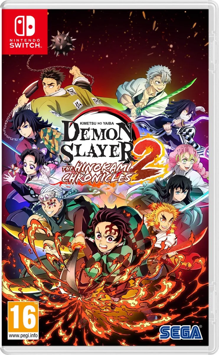 Demon Slayer -Kimetsu no Yaiba- The Hinokami Chronicles 2 van Sega, Nintendo Switch – cover