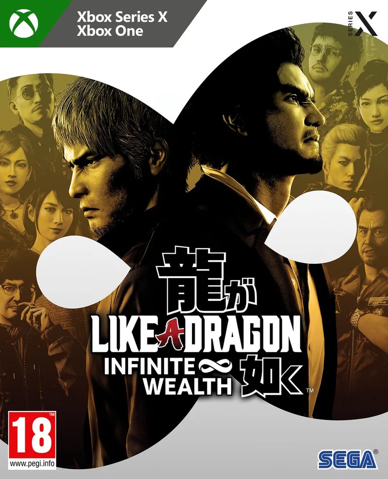 Like a Dragon: Infinite Wealth de Sega, Xbox Series X | S – jaquette