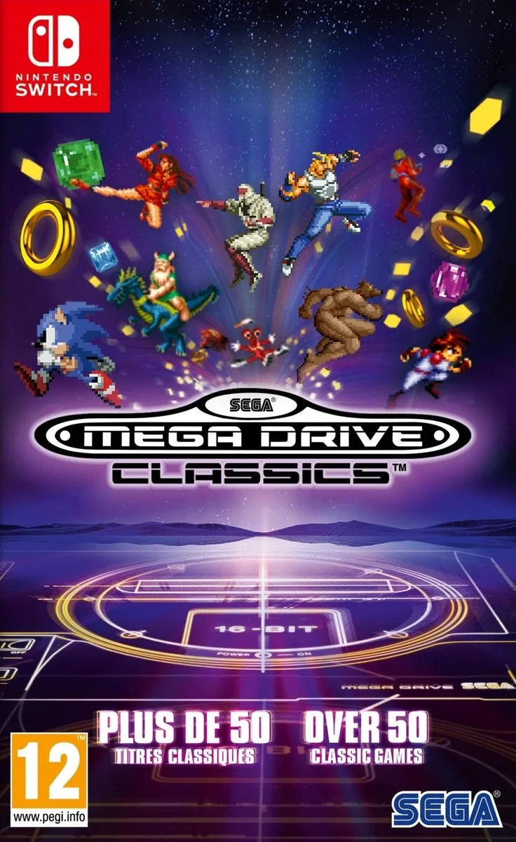 Megadrive Classics by Sega, Nintendo Switch – cover