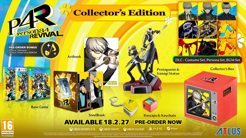 Persona 4 Revival Collector's Edition de Sega, Xbox Series X | S – jaquette