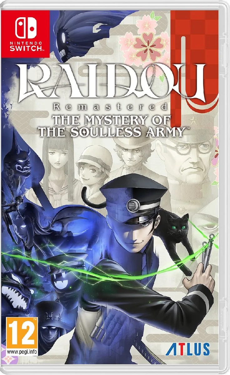 RAIDOU Remastered: The Mystery of the Soulless Army van Sega, Nintendo Switch – cover