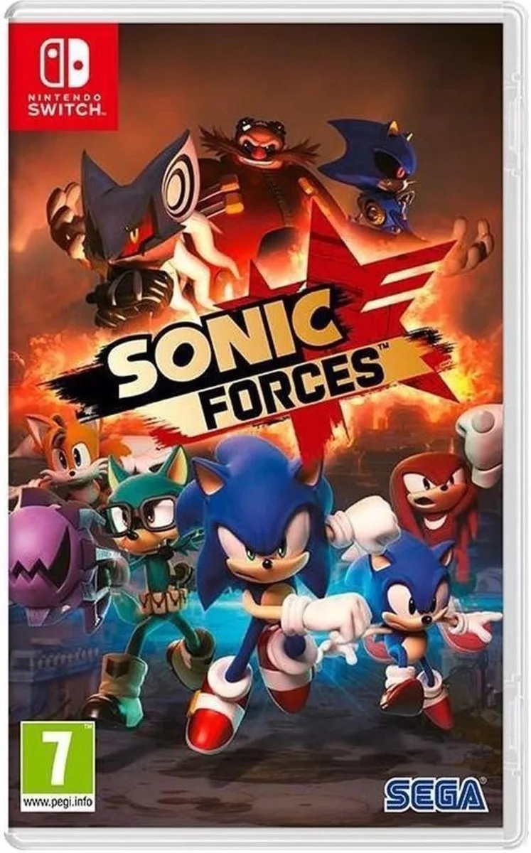 Sonic Forces de Sega, Nintendo Switch – jaquette