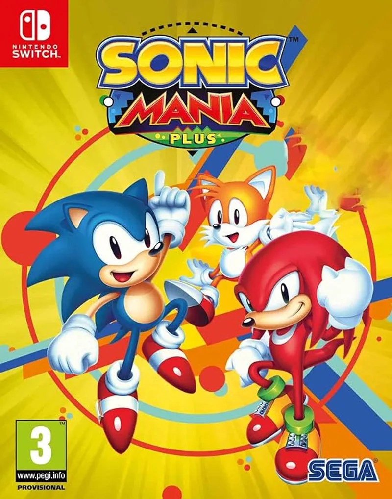 Sonic Mania Plus by Sega, Nintendo Switch – cover