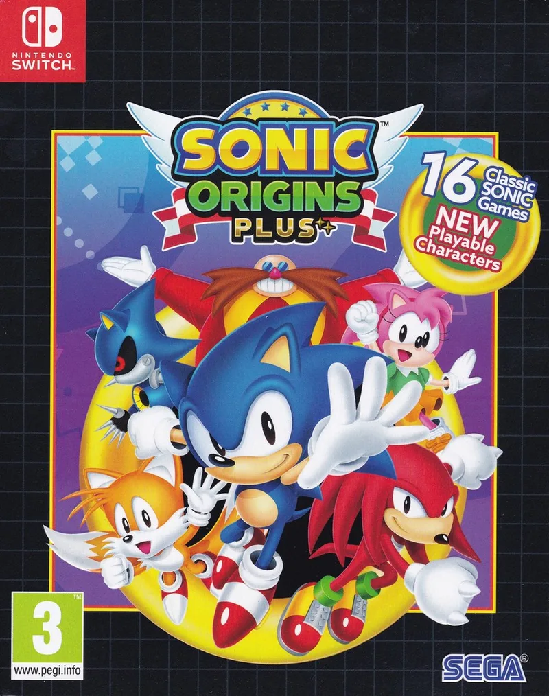 Sonic Origins Plus van Sega, Nintendo Switch – cover
