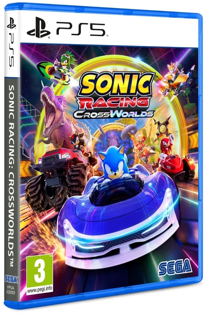 Sonic Racing: CrossWorlds van Sega, PS5 – cover