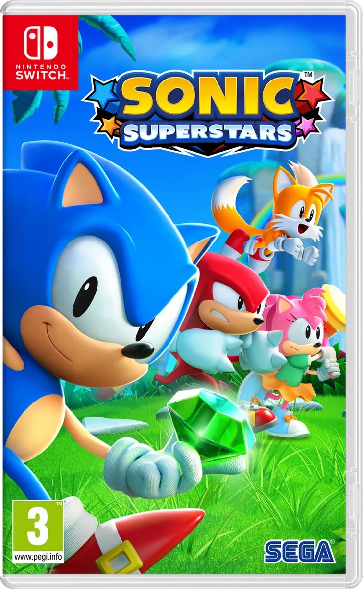 Sonic Superstars de Sega, Nintendo Switch – jaquette