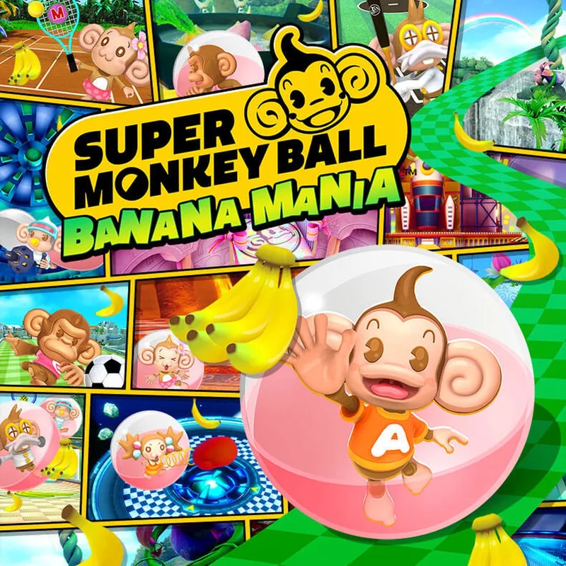 Super Monkey Ball Banana Mania - Launch Edition by Sega, PS5 – cover
