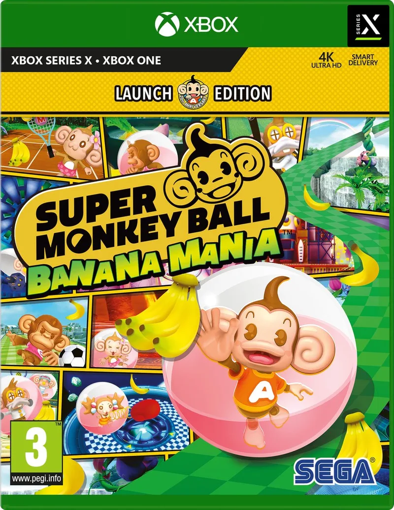 Super Monkey Ball Banana Mania - Launch Edition by Sega, Xbox Series X | S – cover