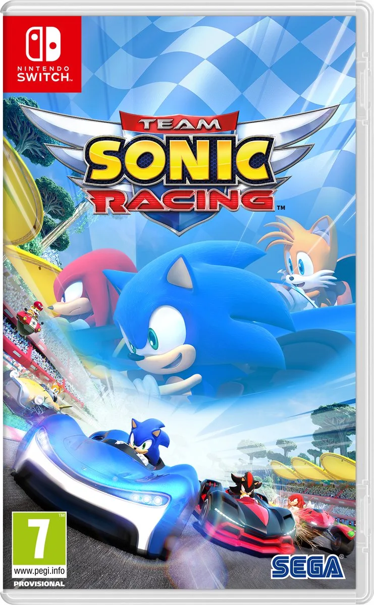 Team Sonic Racing de Sega, Nintendo Switch – jaquette