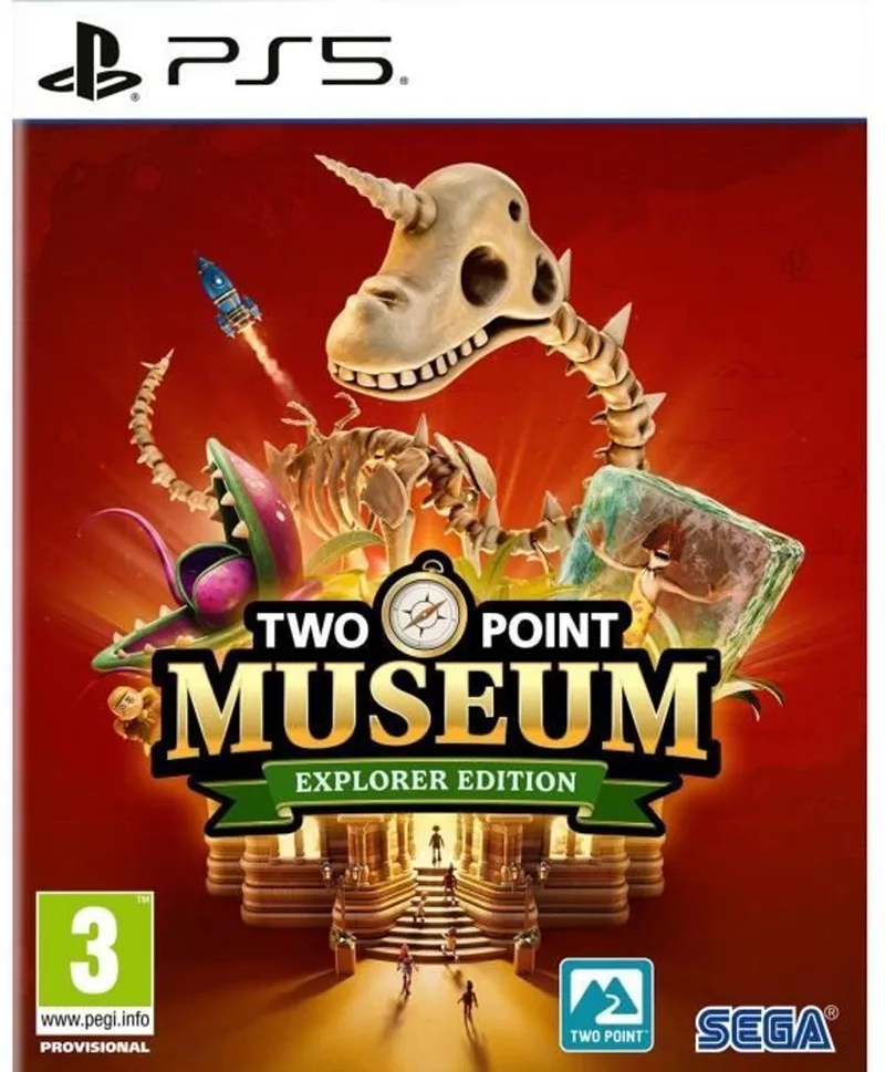 Two Point Museum: Explorer-editie van Sega, PS5 – cover