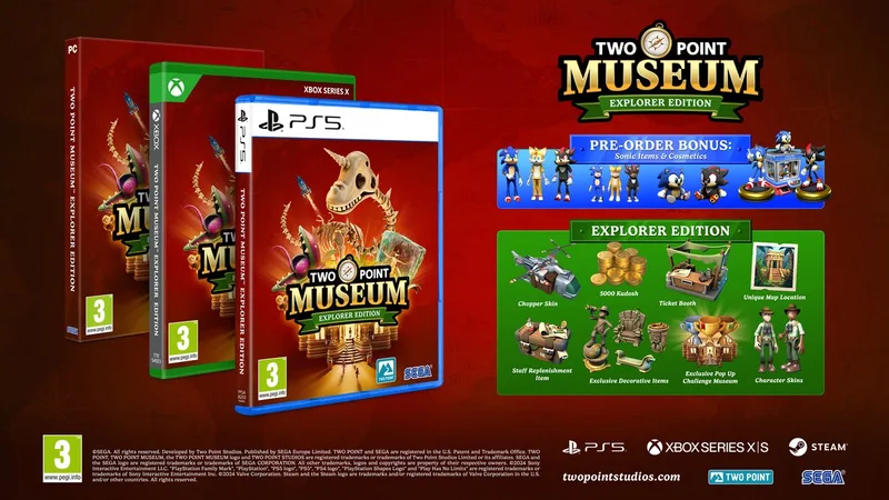 Two Point Museum - Explorer Edition by Sega, PS5 – cover