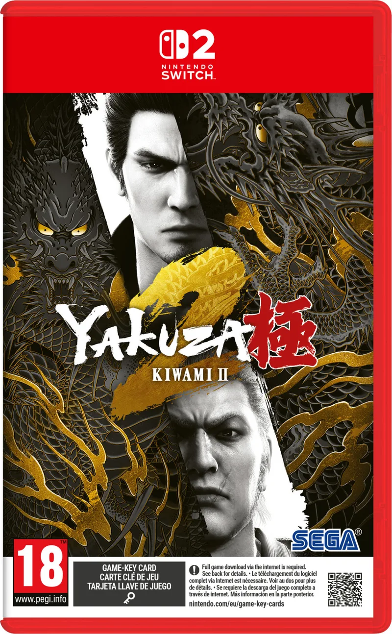 Yakuza Kiwami 2 van Sega, Nintendo Switch 2 – cover