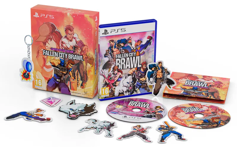 Fallen City Brawl Special Edition van Selecta Play, PS5 – cover