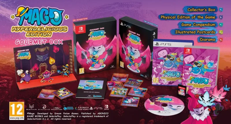 Mago: Hyperdelicious Edition Gourmet Box by Selecta Play, Nintendo Switch – cover