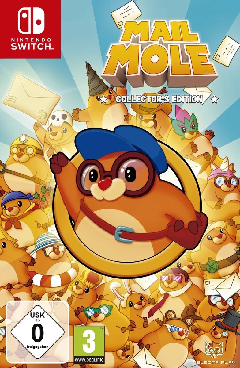 Mail Mole - Collector's Edition van Selecta Play, Nintendo Switch – cover