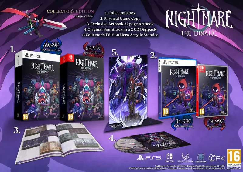 Nightmare: The Lunatic Special Edition by Selecta Play, Nintendo Switch – cover