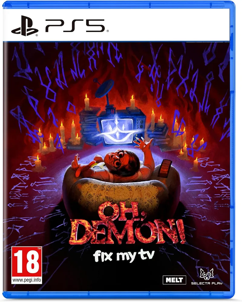 Oh, Demon! Fix my TV van Selecta Play, PS5 – cover