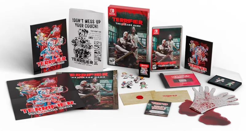 Terrifier: The Artcade Game Collector Edition van Selecta Play, Nintendo Switch – cover
