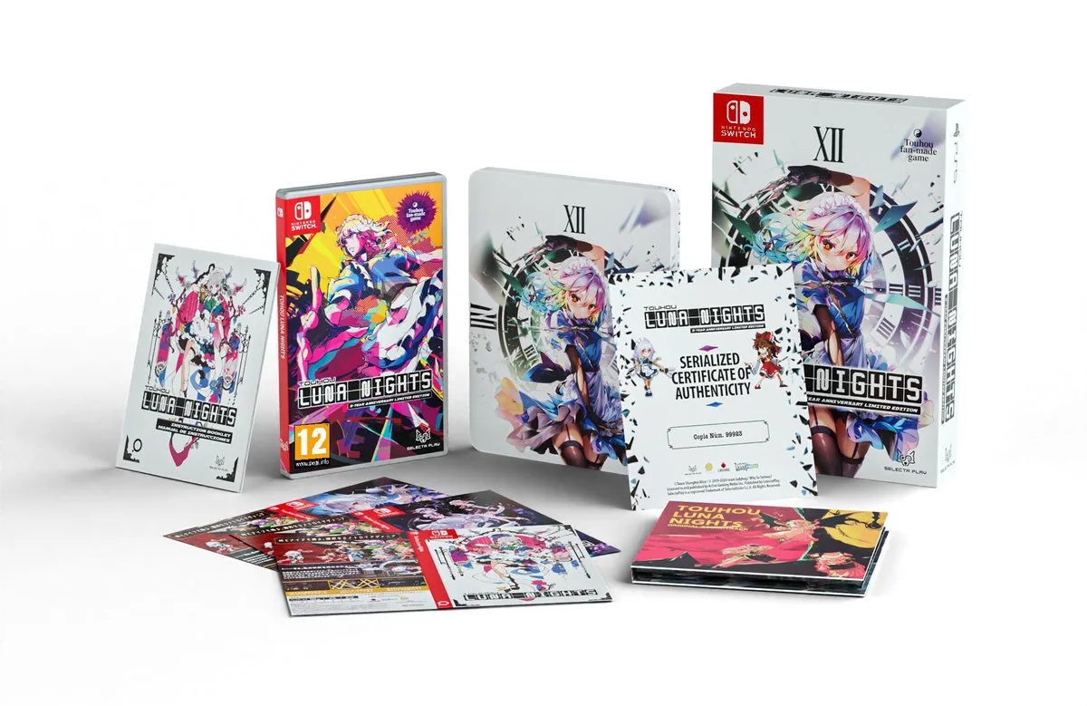 Touhou Luna Nights - 5-Year Anniversary Limited Edition - Nintendo Switch versie by Selecta Play, Nintendo Switch – cover