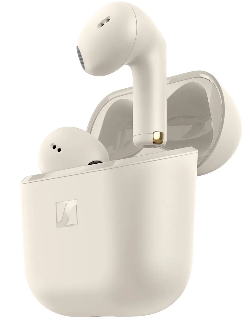 Accentum Open Draadloze Oordopjes Beige by Sennheiser, Cream – cover