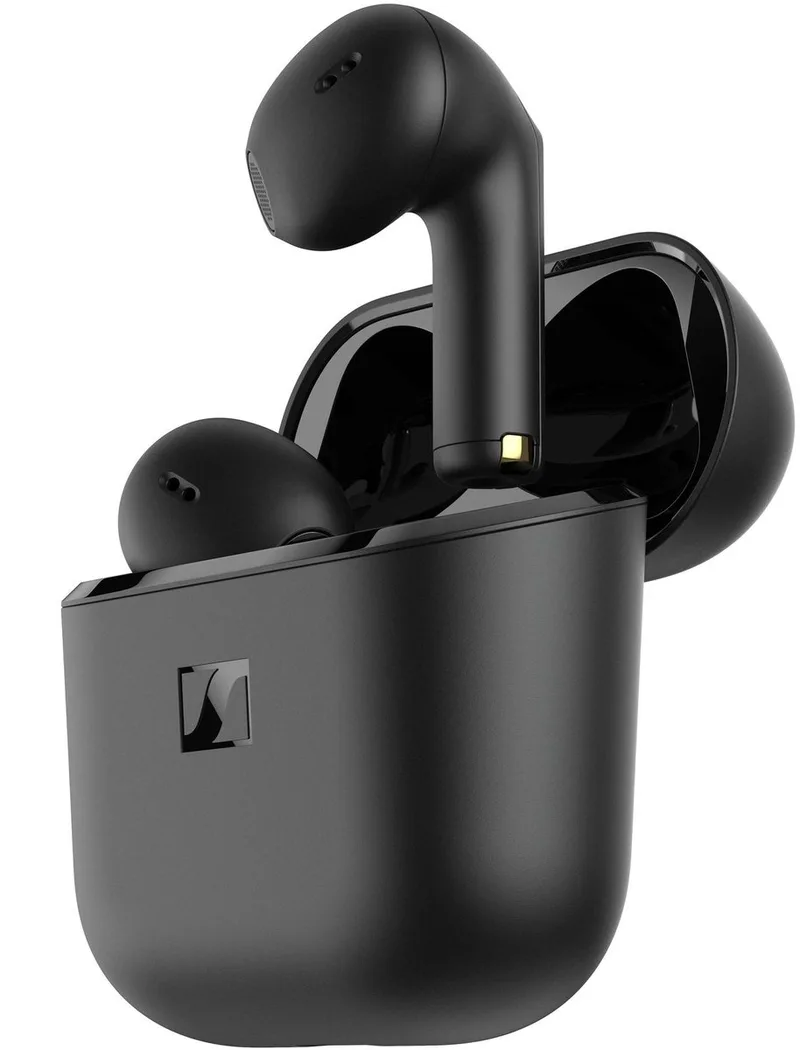 Accentum Open Draadloze Oordopjes Zwart van Sennheiser, Zwart – cover