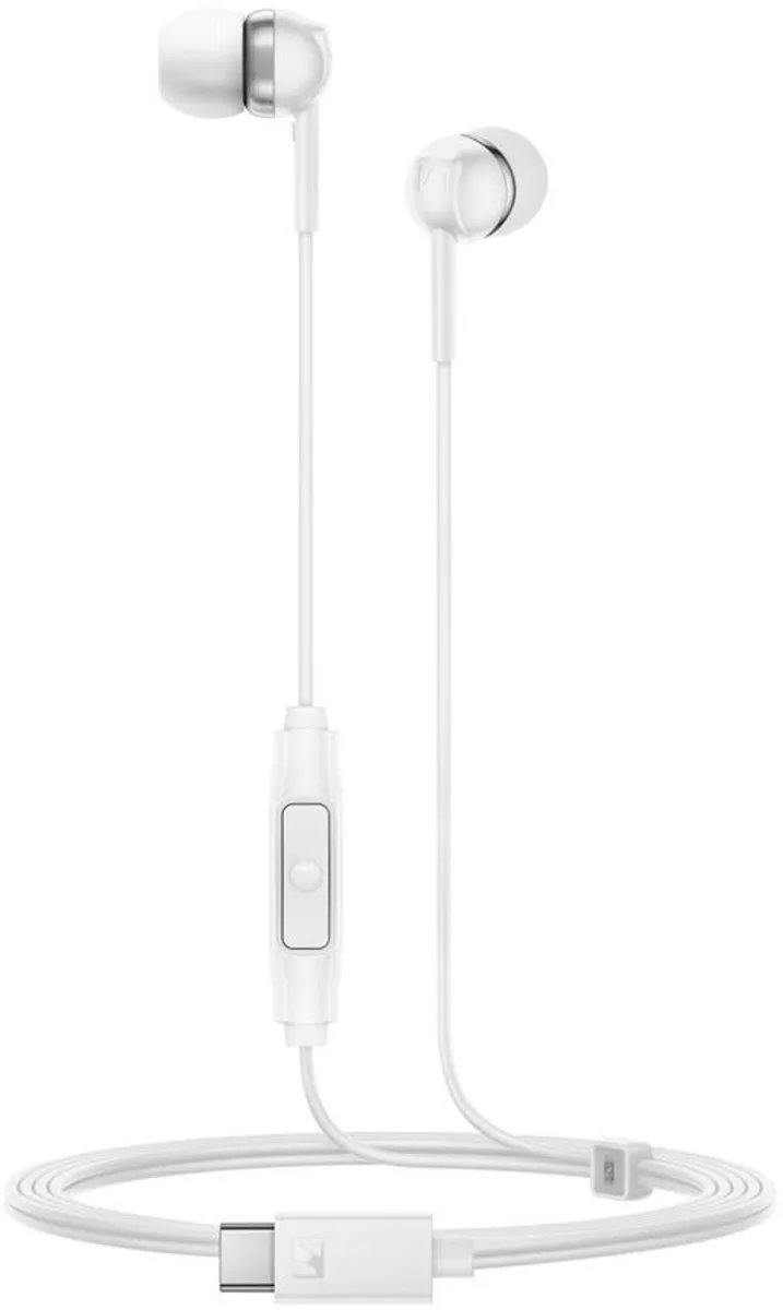 CX 80U - In-ear bedrade oordopjes - Oortjes met draad en microfoon - USB-C aansluiting by Sennheiser, White – cover