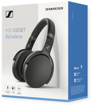 HD 450BT - Draadloze Koptelefoon met Noise Cancelling by Sennheiser, Black – cover 1 of 2