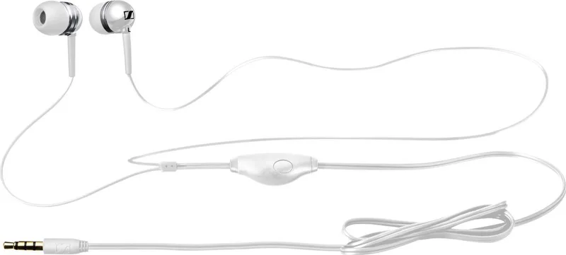 MM 50 iPhone - in-ear oordop - Wit van Sennheiser, Zwart – cover