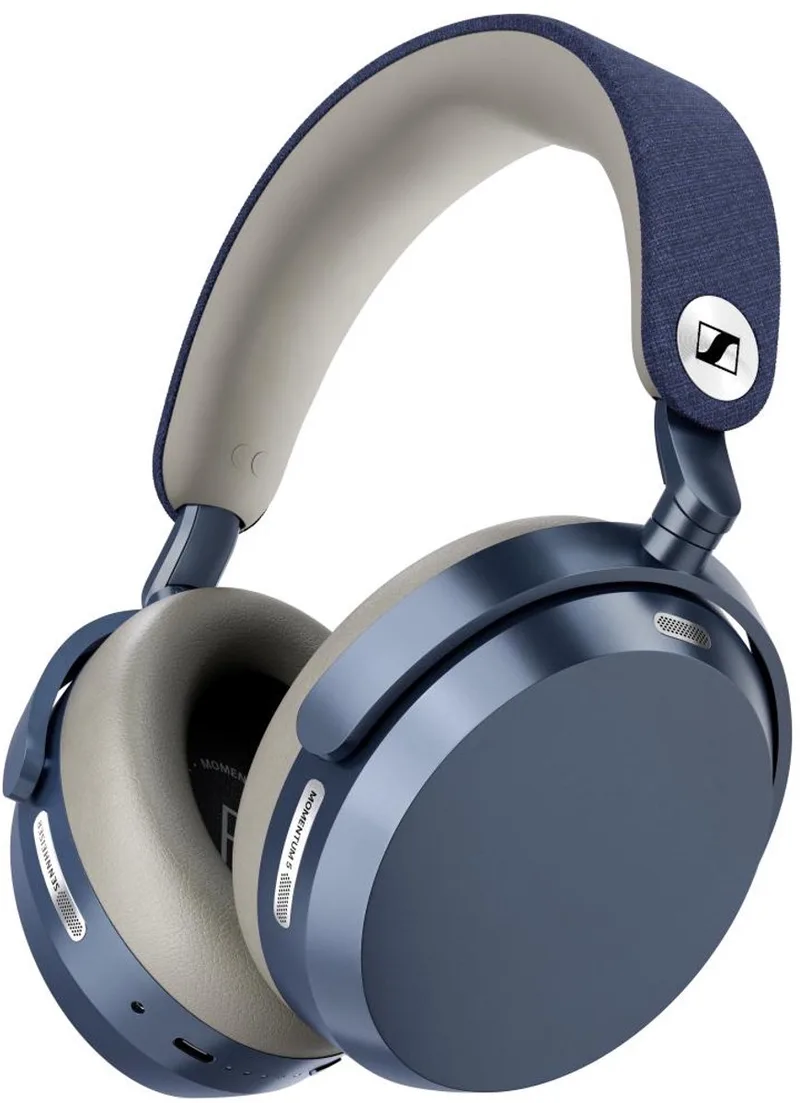 MOMENTUM 5 Wireless - Draadloze over-ear koptelefoon met Noise Cancelling - Bluetooth - 8 microfoons - Hi Res - Dolby audio by Sennheiser, Blue – cover