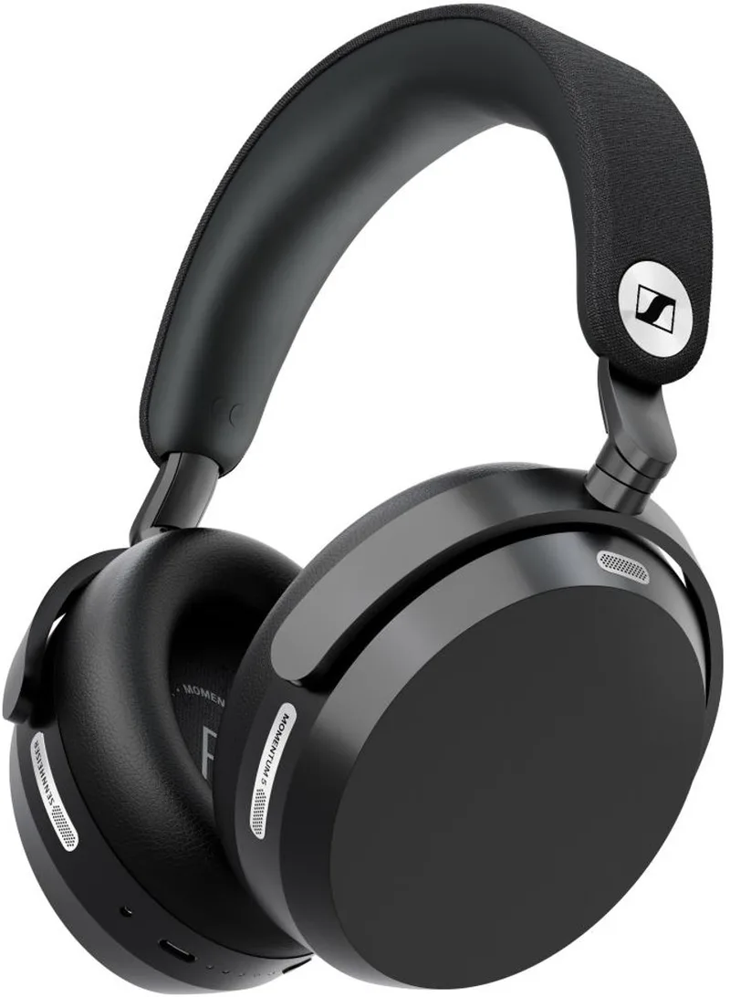 MOMENTUM 5 Wireless - Draadloze over-ear koptelefoon met Noise Cancelling - Bluetooth - 8 microfoons - Hi Res - Dolby audio van Sennheiser, Zwart – cover