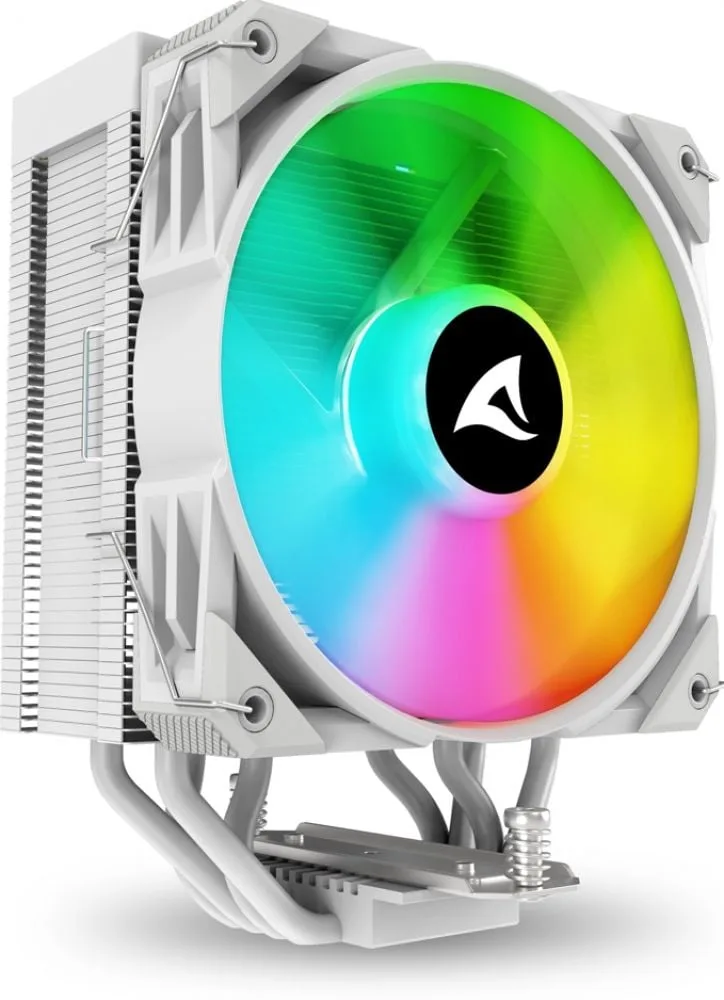 A40 RGB White - Luchtkoeler van Sharkoon – cover