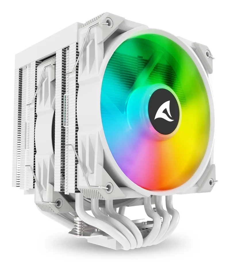 A60 RGB White - Luchtkoeler by Sharkoon – cover