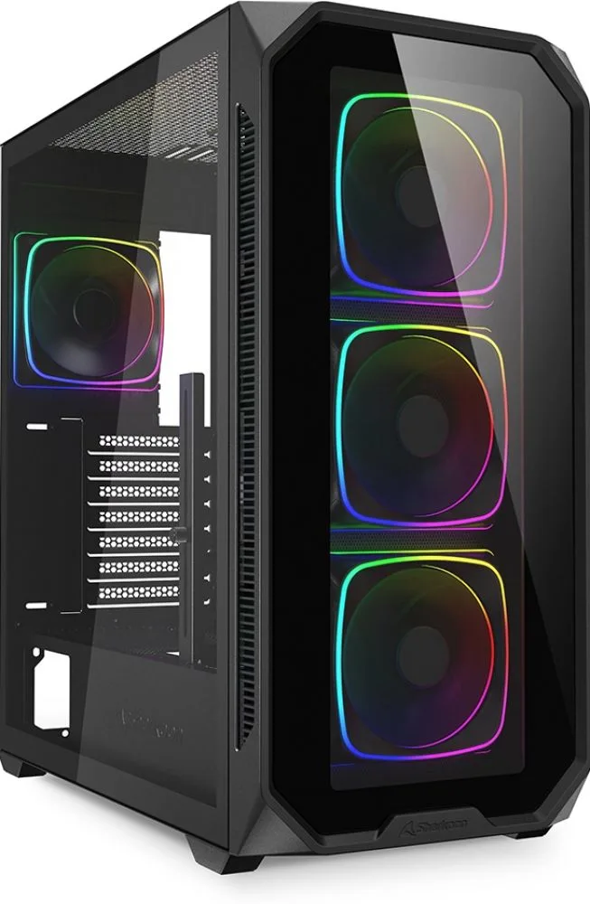Behuizing AK5G RGB ATX 1xGlas zwart van Sharkoon – cover