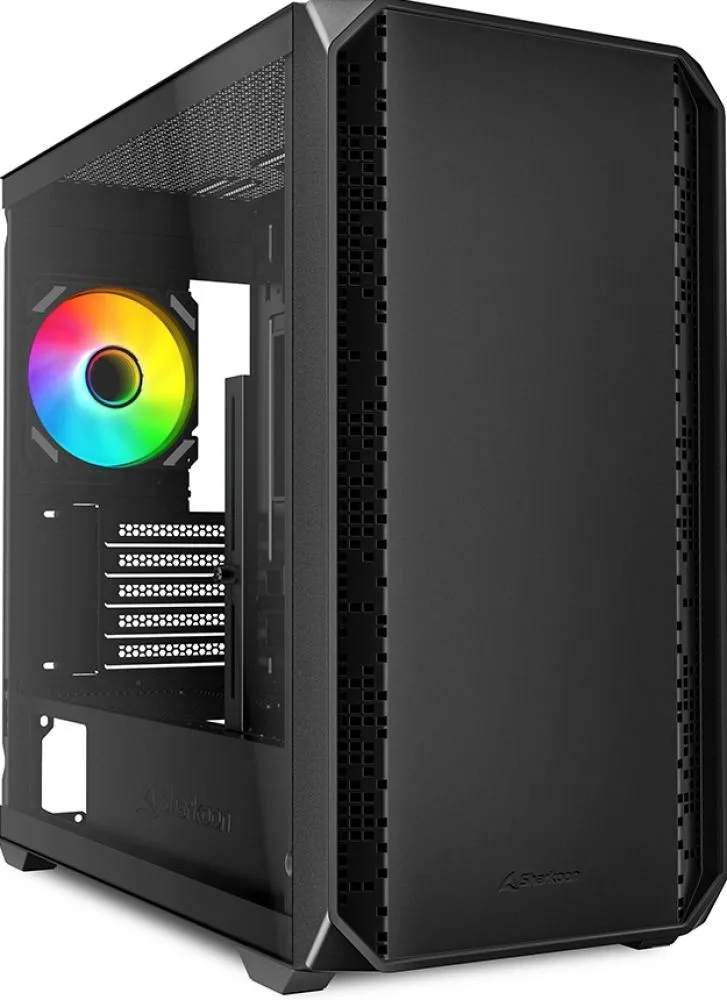 Behuizing MK2 RGB Micro-ATX 1xGlas zwart de Sharkoon – jaquette