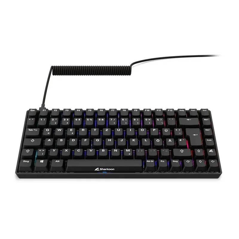 Gaming Tastatur Skiller SGK50S3 PBT schwarz-gelbRGB by Sharkoon – cover