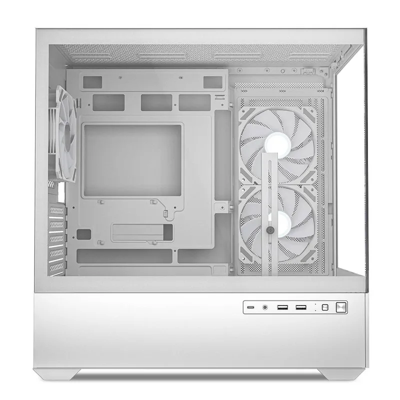 Gehäuse MK6 RGB Micro-ATX 1xGlas weiß by Sharkoon – cover