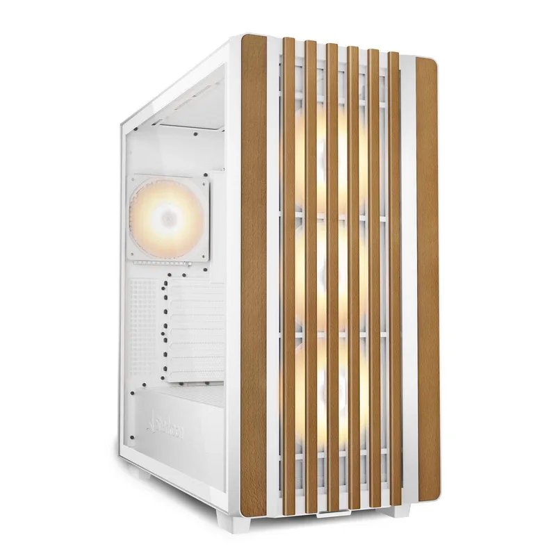 Gehäuse Rebel C70G RGB ATX 1xGlas weiß de Sharkoon – jaquette