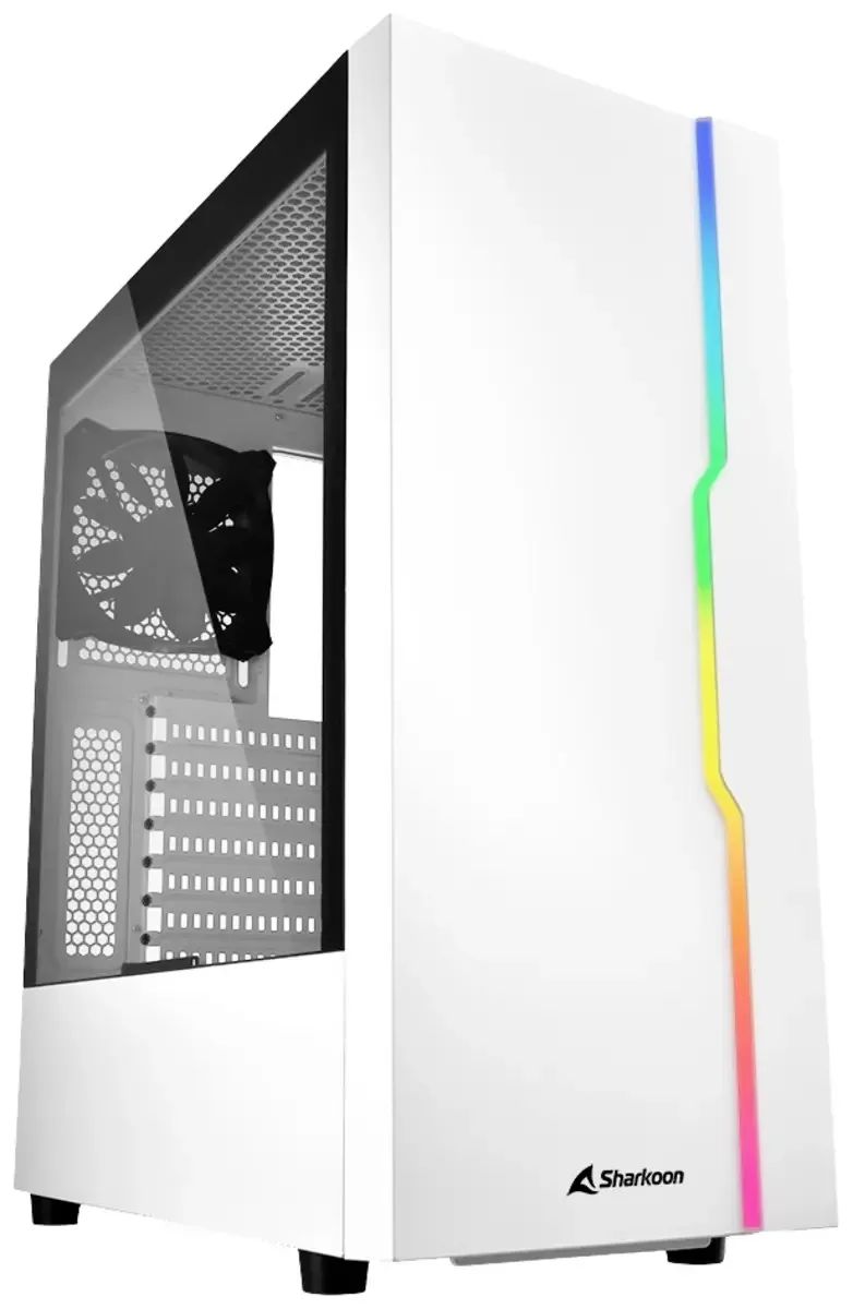 RGB Slider Wit - Midtowermodel fra Sharkoon – cover 2 af 2